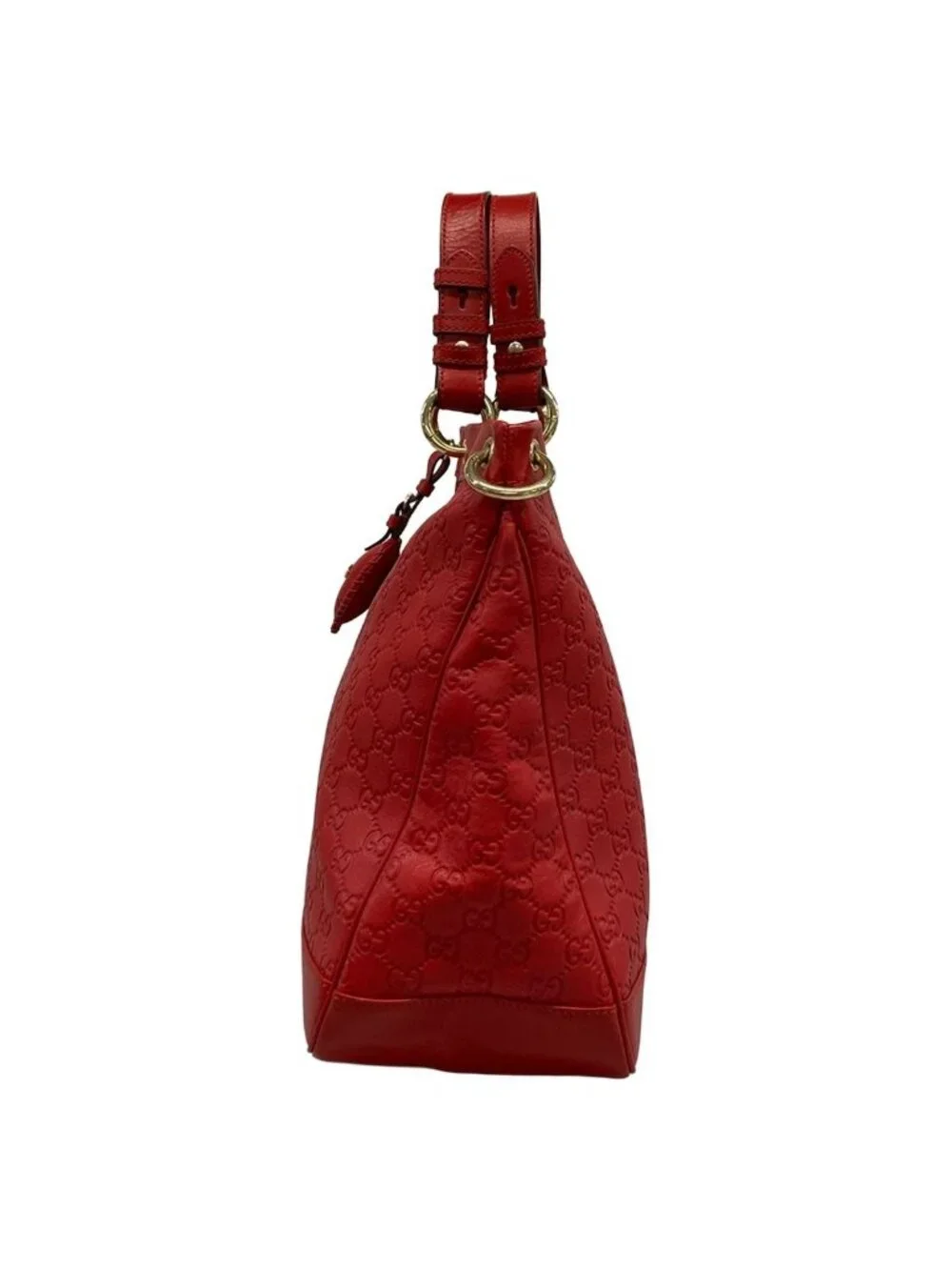 Gucci Tote Valentine Red Leather